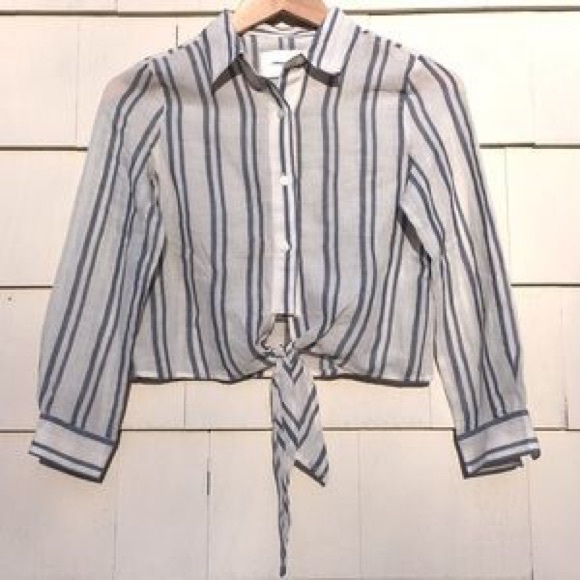 Solid and Striped Taylor Button Up Shirt - Picture 6 of 6